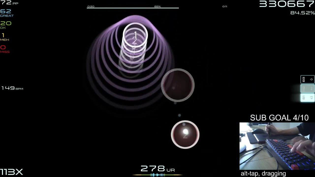 最も簡単に星6のFCメダルを獲得する方法【osu!】